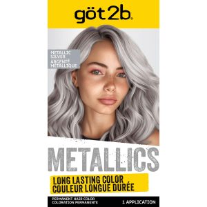 Schwarzkopf Got2b Metallics Permanent Hair Color, M71 Metallics Silver, $11.97