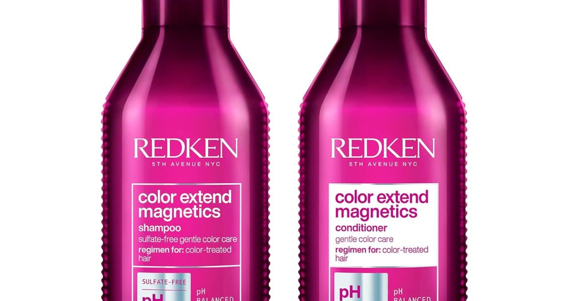 Redken Color Extend Magnetics Shampoo & Conditioner For Color-Treated Hair – Gently Cleanses & Protects Color With Amino Acid, $54.00