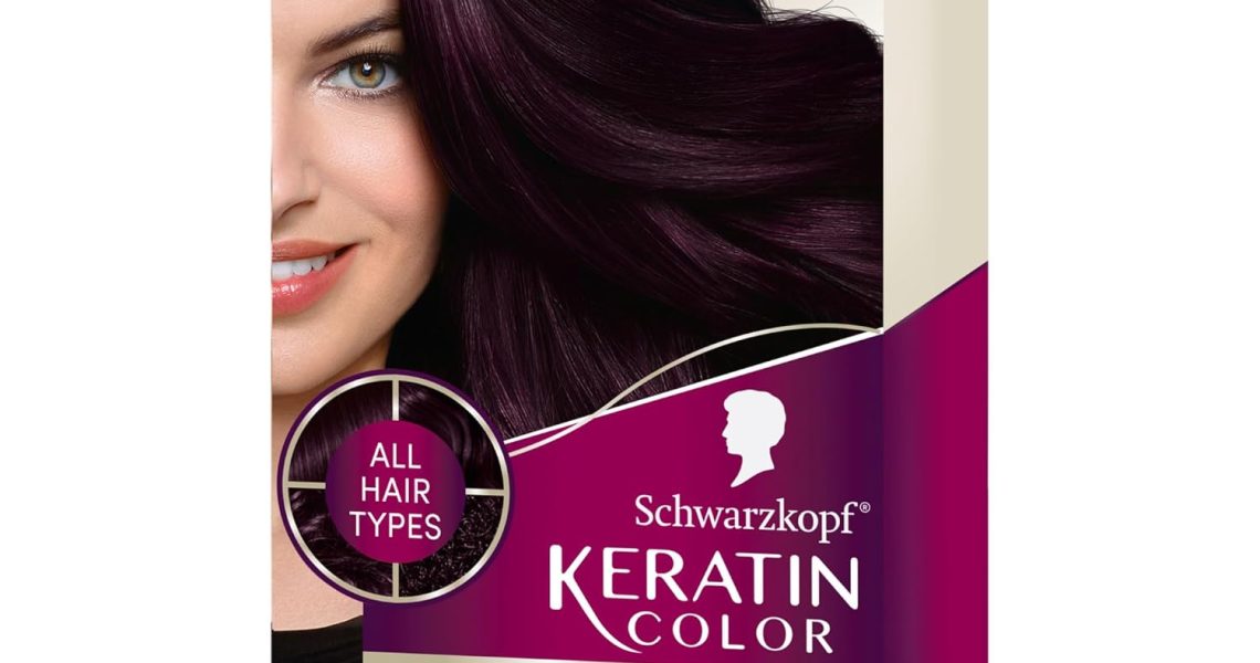 Schwarzkopf Keratin Color Permanent Hair Color, 1.9 Rich Caviar, 1 Application – Professionally Inspired Permanent Hair Dye, for up to 80% Less Breakage vs Untreated Hair and up to 100% Gray Coverage, $11.97