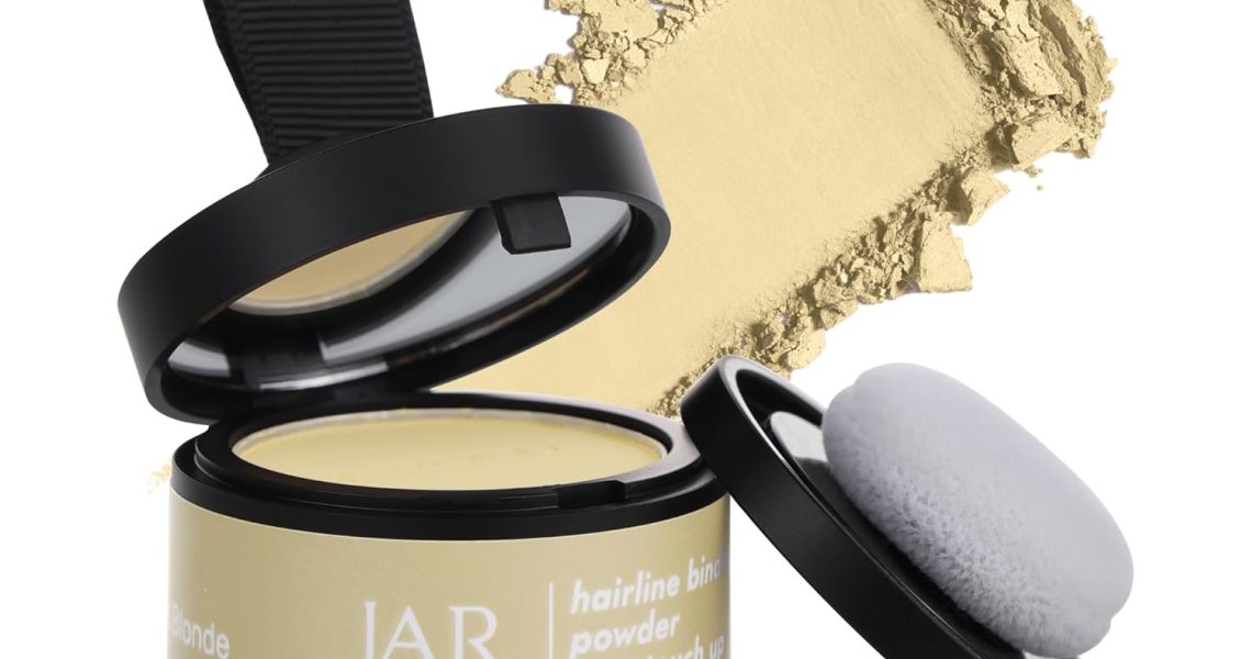 Root touch up powder Hairline Powder for root cover up temporary root concealing powder for Women & Men, for instant gray hair cover up (Light Blonde, 0.14 Ounce (Pack of 1)), $7.49