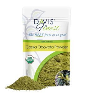Davis Finest Organic Cassia Obovata Powder 250g, Neutral Henna for Natural Blonde Hair Color, Chemical-free, Vegan, $11.99