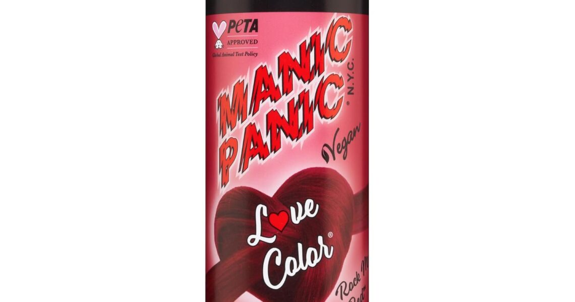 MANIC PANIC Love Colors Rock Me Red – Color Depositing Conditioner for Vibrant, Deep Blood Red Hair – Hydration, Vegan, Ammonia and Gluten-Free (8oz), $16.99