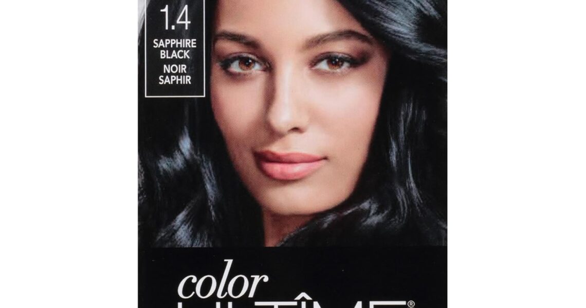 Schwarzkopf Color Ultime Hair Color, 1.4 Sapphire Black, 1 Application – Permanent Black Hair Dye for Vivid Color Intensity and Fade-Resistant Shine up to 10 Weeks, $11.99