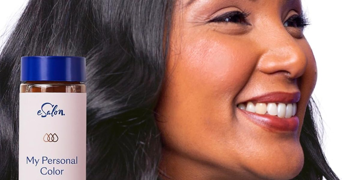 eSalon Permanent Hair Color & Hair Dye Complete Kit – Darkest Brown – Personal Colorist for Up To 100% Gray Coverage, All Hair Types – Professional-Grade Ammonia-Free, $32.50