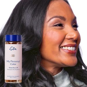 eSalon Permanent Hair Color & Hair Dye Complete Kit - Darkest Brown - Personal Colorist for Up To 100% Gray Coverage, All Hair Types - Professional-Grade Ammonia-Free, $32.50