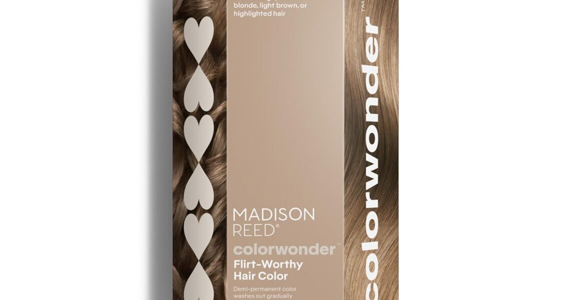 Madison Reed colorwonder Demi-Permanent Hair Color, Effortless At-Home Hair Dye, Ammonia-Free, Cruelty-Free, Iconic Bronde (8AG Dark Beige Bronde), Pack of 1, $34.00