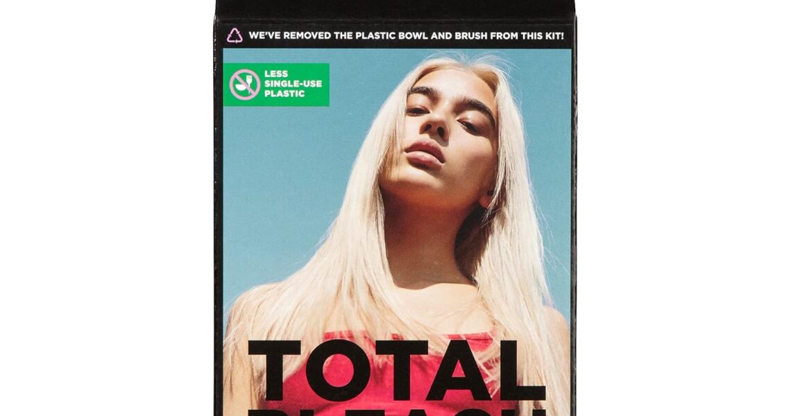 BLEACH LONDON Total Bleach Kit – Salon Standard, Vegan, Cruelty-Free, For All Hair Types, Brightest Blonde, $13.00