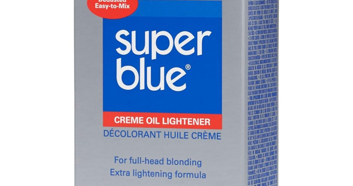 L’Oral Technique Super Blue Lightener Kit – Hair Bleach, Removes Natural or Artificial Pigments, Easy and Smooth Application, $12.70