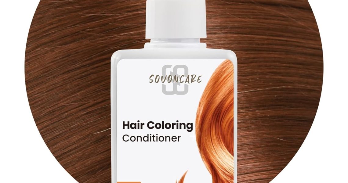 SOVONCARE Light Copper Hair Color Depositing Conditioner Mask 5.28 OZ, Cruelty-Free, $9.99