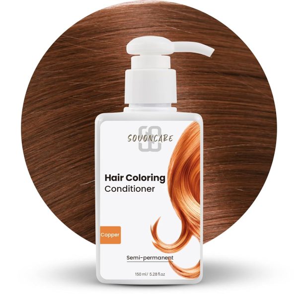 SOVONCARE Light Copper Hair Color Depositing Conditioner Mask 5.28 OZ, Cruelty-Free, $9.99