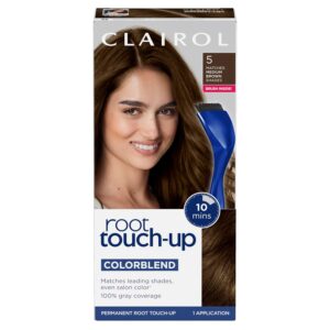 Clairol Root Touch-Up by Nice'n Easy Permanent Hair Dye, 5 Medium Brown Hair Color, (Pack of 1), $8.49