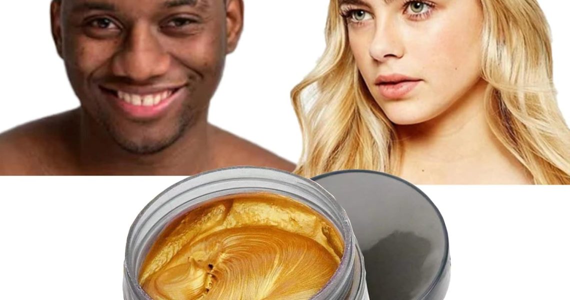 Gold Temporary Hair Color,Gold Hair Spray,Natural Hair Color Wax,Hair Wax Color Spray 4.23 Ounces,Kids Temporary Hair Wax Dye Blonde Spray for Christmas Parties,Role Playing and Halloween (Gold), $8.69