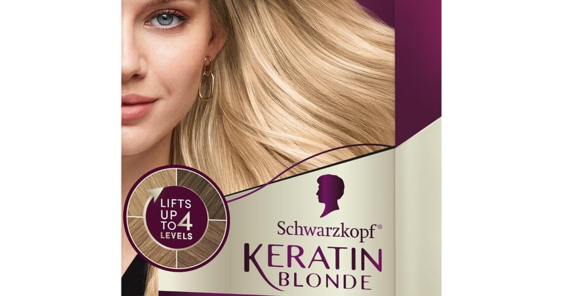 Schwarzkopf Keratin Blonde Hair Dye Natural Blonde 11.0, Hi-Lift Permanent Color, 1 Application – Hair Color Enriched with Keratin, Lightens up to 4 Levels and Protects Hair from Breakage*, $11.50