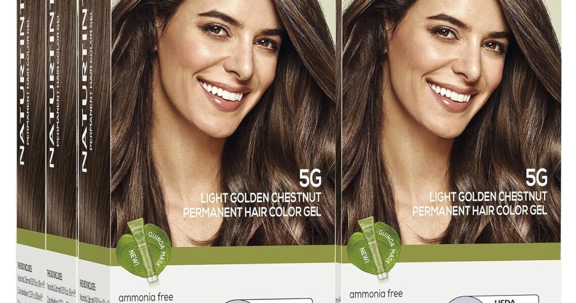 Naturtint 5G Light Golden Chestnut Permanent Hair Color (Pack of 6), Ammonia Free, Vegan, Cruelty Free, up to 100% Gray Coverage, Long Lasting Results (Packaging may vary), $74.99