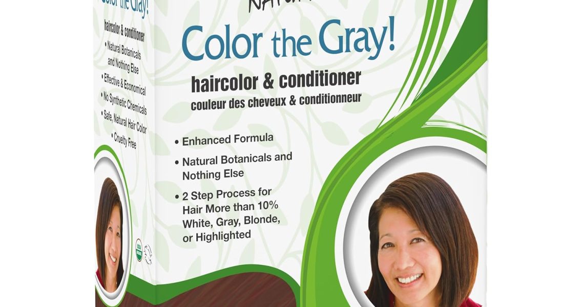 Light Mountain Henna Hair Color & Conditioner, Color the Gray  Medium Brown Hair Dye for Men/Women, Chemical-Free Semi-Permanent Hair Color for White, Gray, Blonde, or Highlighted Hair, 7 Oz, $13.99