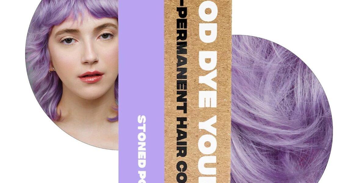 Good Dye Young Semi-Permanent Hair Color, Vegan and Cruelty-Free Purple Hair Dye, Last up to 24 Washes, Non-Damaging Conditioning Hair Color (5FL OZ, Stoned Pony), $18.99