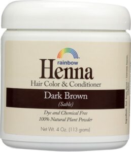 Rainbow Research Henna Hair Color and Conditioner, Dark Brown, 4 Ounce, $9.67