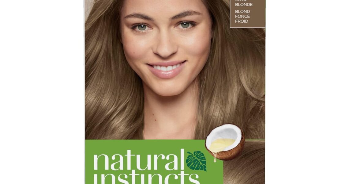 Clairol Natural Instincts Demi-Permanent Hair Dye, 7A Dark Cool Blonde Hair Color, Pack of 1, $7.96