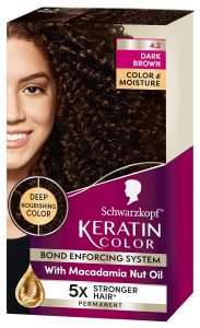 Schwarzkopf Keratin Color, Color & Moisture Permanent Hair Color Cream, 4.2 Dark Brown, $12.59