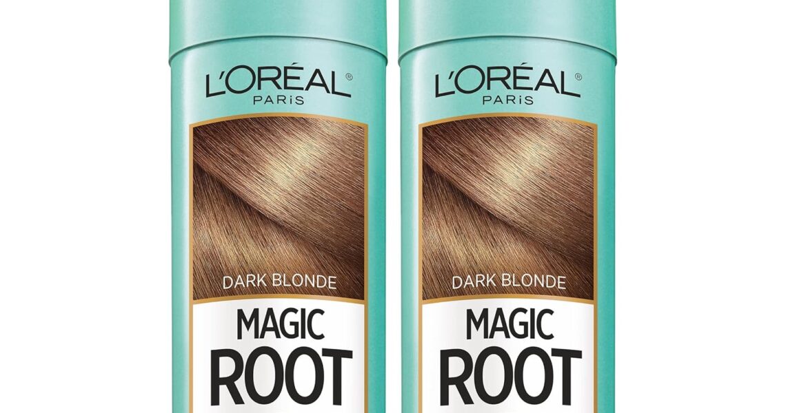 L’Oreal Paris Hair Color Root Cover Up Hair Dye Dark Blonde 2 Ounce (Pack of 2) (Packaging May Vary), $21.94