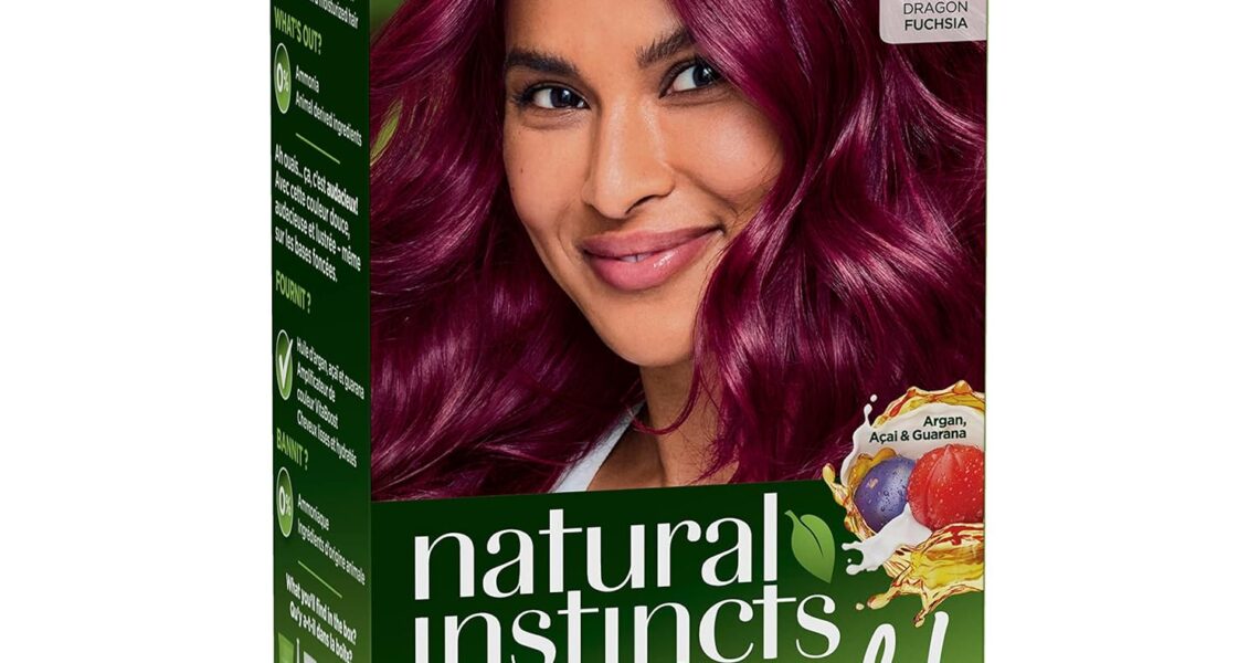 Clairol Natural Instincts Bold Permanent Hair Dye, F66 Dragon Fuchsia Hair Color, Pack of 1, $7.98