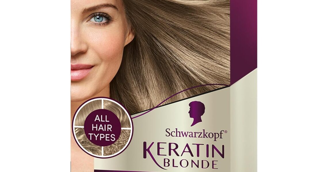Schwarzkopf Keratin Color Permanent Hair Color, 7.1 Dark Ash Blonde, 1 Application – Professionally Inspired Permanent Hair Dye, for up to 80% Less Breakage vs Untreated Hair and up to 100% Gray Coverage, $11.97