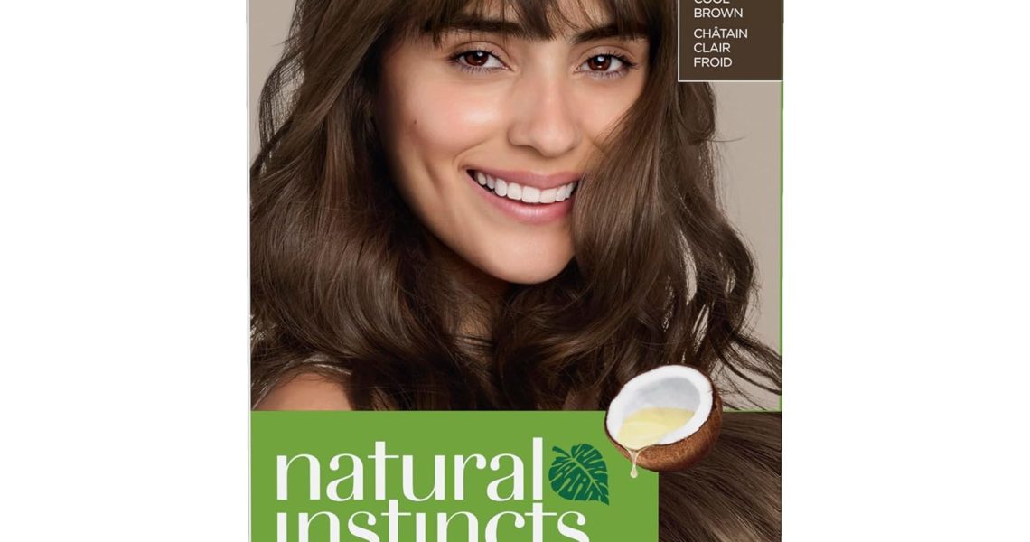Clairol Natural Instincts Demi-Permanent Hair Dye, 6A Light Cool Brown Hair Color, Pack of 1, $7.96