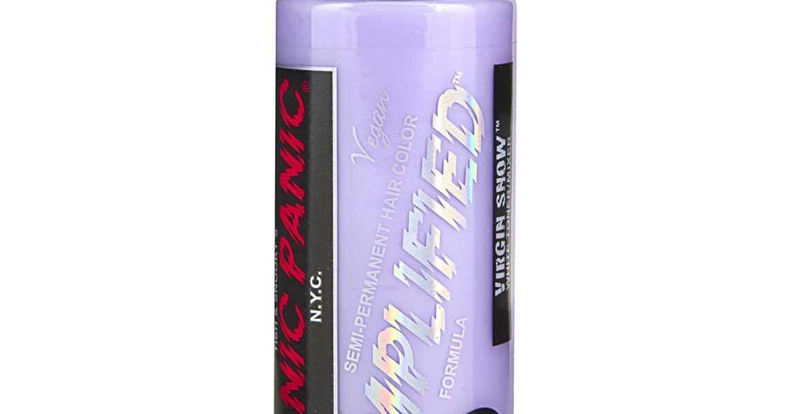 MANIC PANIC Virgin Snow Blonde Toner – Amplified – Semi-Permanent Blue-Tinted Toner for Blondes or Bleached Hair – Removes Brassiness (4oz), $19.99