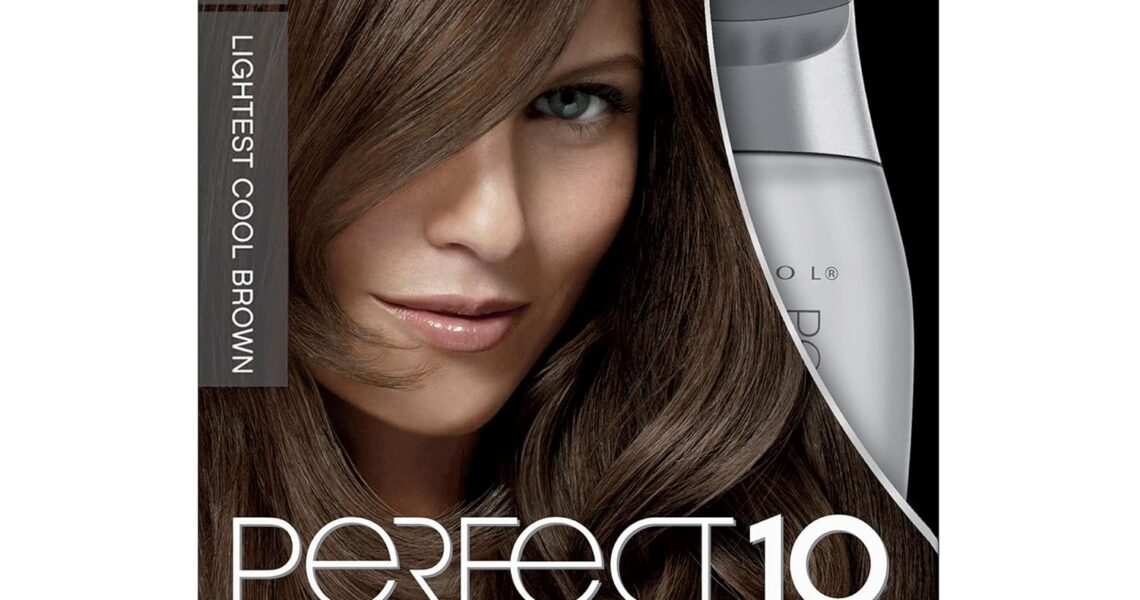 Clairol Nicen Easy Perfect 10 Permanent Hair Dye, 6.5A Lightest Cool Brown Hair Color, Pack of 1, $13.49