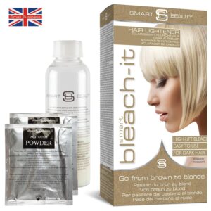 Smart Beauty Blonde Bleach-It, The Ultimate Lightener for Dark Hair, Perfect for Highlighting and Vibrant Pastel Colour, Hair Bleach Kit, Vegan & Cruelty Free, $15.45