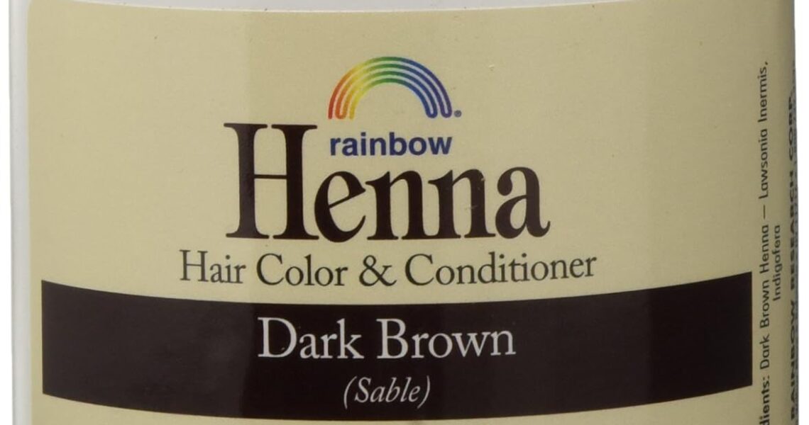 Rainbow Henna Persian Dark Brown Hair Color 4 Oz, (2 pack), $15.94