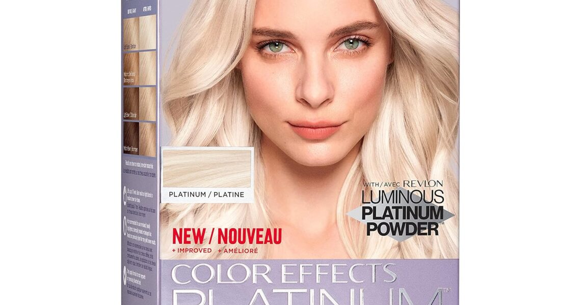Revlon Color Effects Permanent Highlighting Kit, Ammonia & Paraben Free Hair Dye, 60 Platinum, 8 Oz (Pack of 1), $12.49