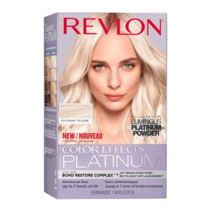 Revlon Color Effects Permanent Highlighting Kit, Ammonia & Paraben Free Hair Dye, 60 Platinum, 8 Oz (Pack of 1), $12.49