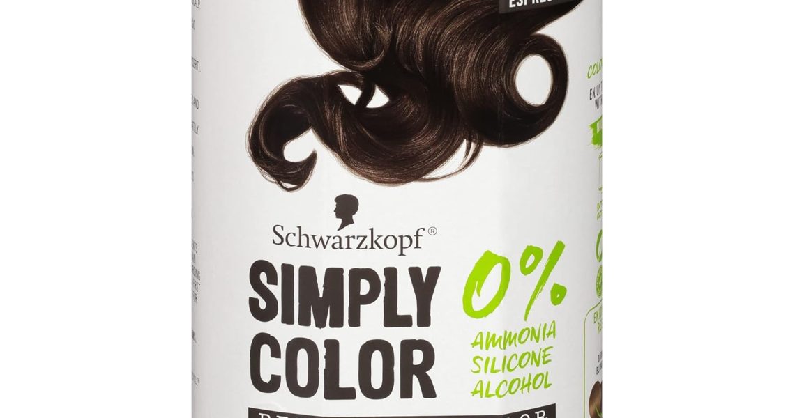 Schwarzkopf Simply Color Hair Color 4.0 Intense Espresso, 1 Application – Permanent Hair Dye for Healthy Looking Hair without Ammonia or Silicone, Dermatologist Tested, No PPD & PTD, $12.59