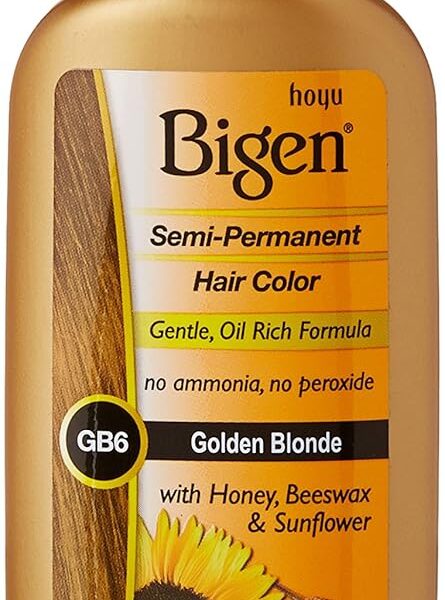 Bigen Semi Permanent Hair Color BSPGB6 Golden Blonde, 3 Fl Oz, $7.15