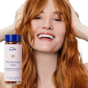 eSalon Permanent Hair Color & Hair Dye Complete Kit - Dark Blonde Copper Gold - Personal Colorist Kit for Up To 100% Gray Coverage for All Hair Types - Professional-Grade Ammonia-Free Hair Dye, $32.50