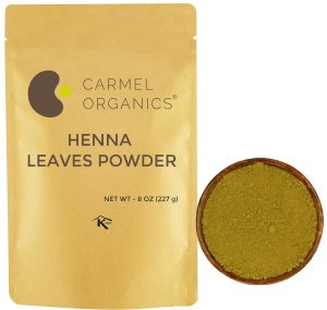CARMEL ORGANICS Henna Leaves Powder (8 Ounce or 227 Grams) for Hair Color | Made by Natural and Pure Henna Leaves | No Added Preservatives or Color | Lawsonia inermis, $7.99