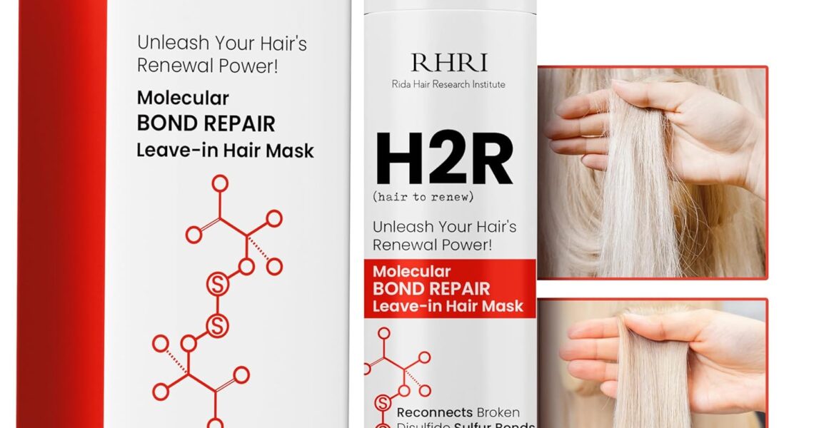 Leave In Hair Treatment Mask | Molecular Bonding Treatment for Hair Growth, Thinning & Split Ends | Rapid Repair for Damage from Bleach, Chemicals & Heat, $20.99