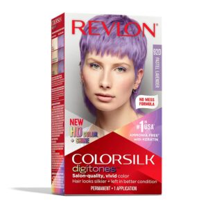 Revlon ColorSilk Digitones Permanent Hair Color with Keratin, 92D Pastel Lavender, 1 Count, $300
