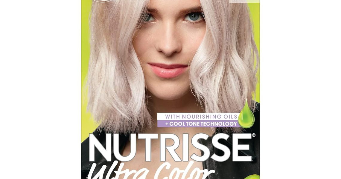 Garnier Hair Color Nutrisse Ultra Color Nourishing Creme, PL1 Lightest Platinum (Coconut) Permanent Hair Dye, 1 Count (Packaging May Vary), $10.49