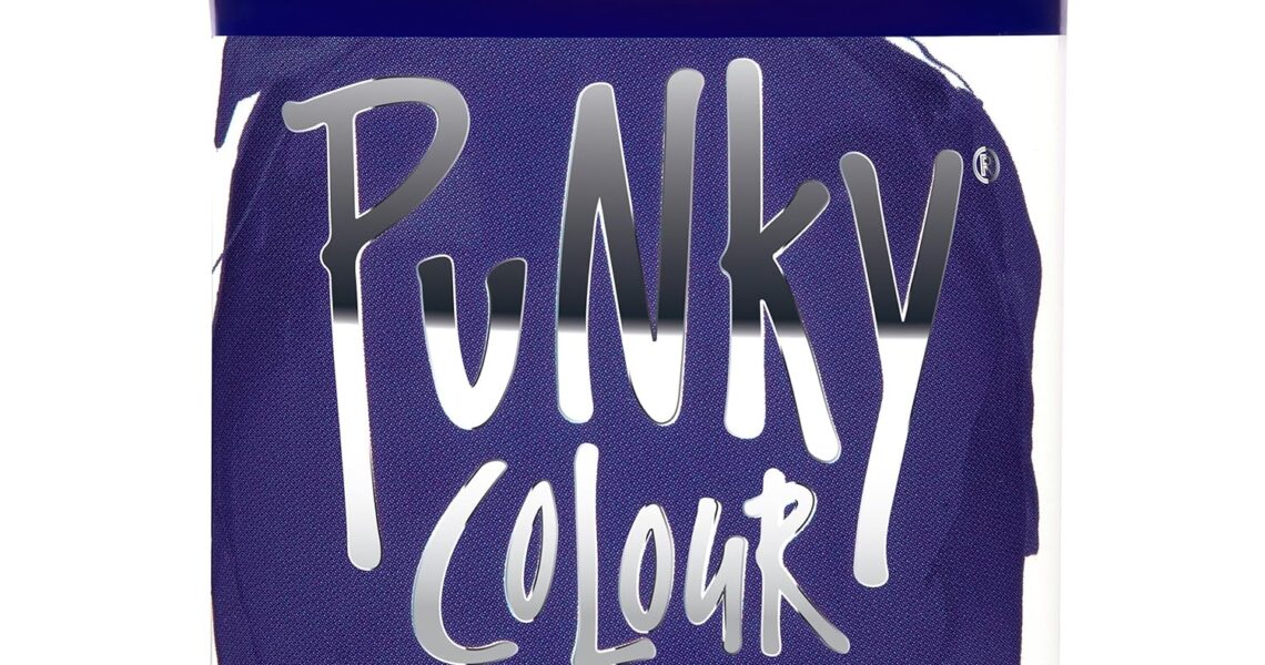 Punky Violet Semi Permanent Conditioning Hair Color | Non-Damaging Hair Dye | Vegan, PPD and Paraben Free | Vibrant Hair Color | Easy To Use | Lasts Up To 35 washes | 3.5oz, $10.90