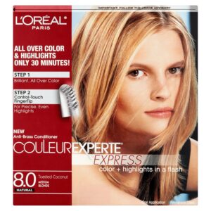 L'Oreal Paris Couleur Experte 2-Step Home Hair Color and Highlights Kit, Toasted Coconut, $16.99