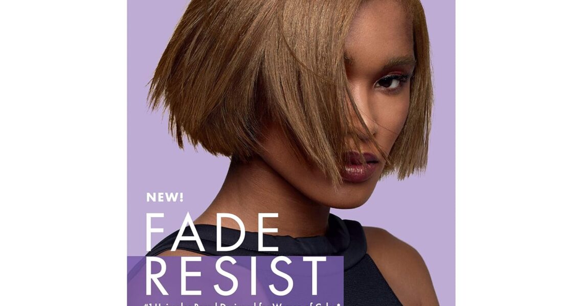 SoftSheen-Carson Dark and Lovely Fade Resist Rich Conditioning Hair Color, Permanent Hair Color, Up To 100 percent Gray Coverage, Brilliant Shine with Argan Oil and Vitamin E, Sun Kissed Brown, $8.49