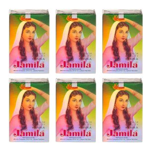 Jamila Henna Powder Hair Color/Hair Dye Triple Sifted Quality, 100g (Pack of 6), $17.99