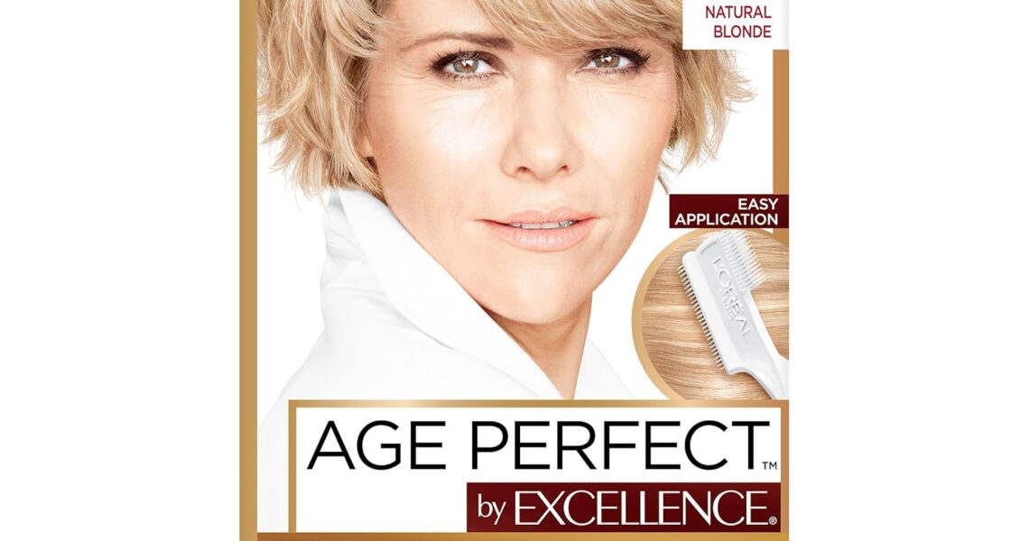 L’Oreal Paris Age Perfect Permanent Hair Color, 9N Light Natural Blonde, 1 kit, $11.99