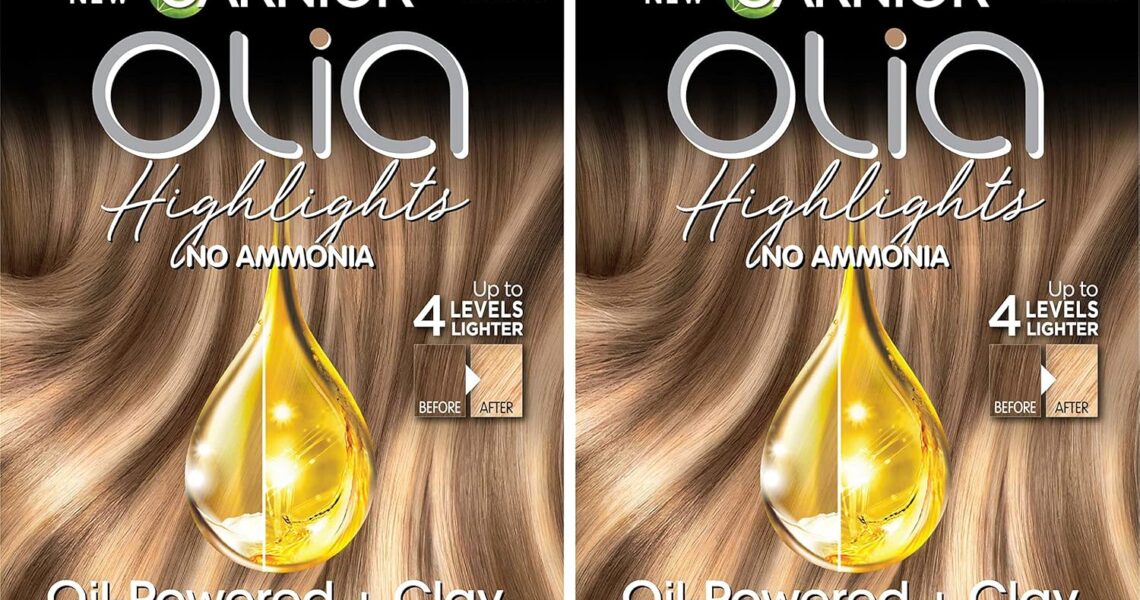 Garnier Hair Color Olia Ammonia-Free Permanent Hair Dye, H02 Highlights for Blondes, 2 Count (Packaging May Vary), $25.74