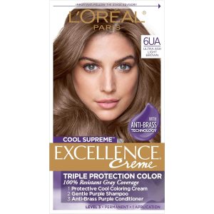 L'Oreal Paris Cool Supreme Permanent Hair Color, Ash, Ultra Ash Light Brown 6UA, $11.99