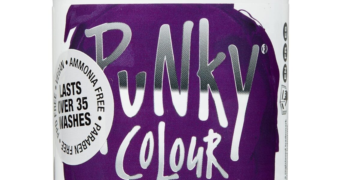 Punky Purple Semi Permanent Conditioning Hair Color, lasts up to 35 washes, 3.5 Fluid Ounce, $8.53