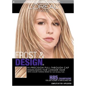 L'Oreal Paris Frost and Design Cap Hair Highlights For Long Hair, H85 Champagne, 1 kit, $14.99